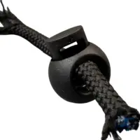 Фиксатор для шнурков Шарик Черный