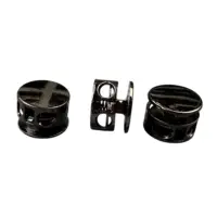 Металлический фиксатор для шнурков Цвет - Темный никель