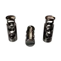 Металлический фиксатор для шнурков Цвет - Темный никель