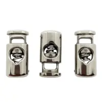 Фиксатор для шнурков на 1 отверстие Темный никель