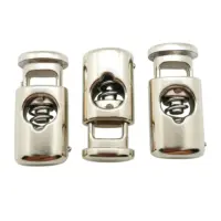 Фиксатор для шнурков на 1 отверстие Никель