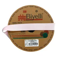 Бейка с двойным загибом хлопок с полиэстером Светло-розовый