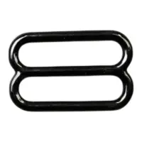 Регулятор для бретелей 12 мм Черный