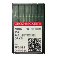 Иглы для швейной машины GROZ BECKERT DP5 100 FFG/SES