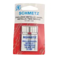 Иглы для швейных машин - двойные Schmetz Twin metallic TWIN 2.5/80