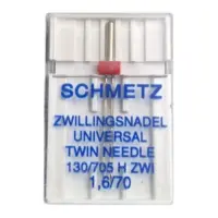 Иглы для швейных машин - двойные Schmetz Twin Universal 1.6/70