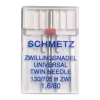 Иглы для швейных машин - двойные Schmetz Twin Universal 1.6/80