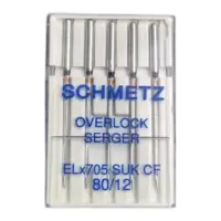 Иглы  швейных машин Schmetz OVERLOCK ELX705 SUK CF 80