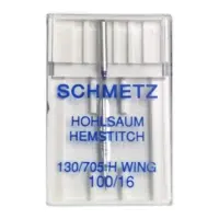 Иглы  швейных машин Schmetz Hemstitch H WING 100