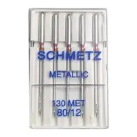 Иглы  швейных машин Schmetz Metallic 80