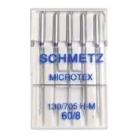 Иглы  швейных машин Schmetz Microtex 60