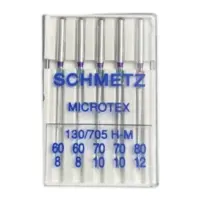 Иглы  швейных машин Schmetz Microtex Ассорти