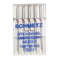 Иглы  швейных машин Schmetz Embroidery 75