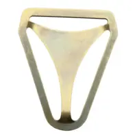 Пряжка 3-х щелевая для подтяжек 30х30х25 мм Антик