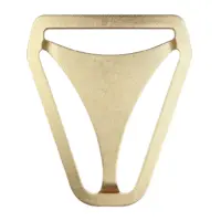 Пряжка 3-х щелевая для подтяжек 30х30х25 мм Никель