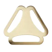 Пряжка 3-х щелевая для подтяжек 20х20х20 мм Никель