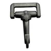 Карабин крючок 25 мм Чёрный