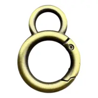 Кольцо карабин 20х11 мм с ушком Антик (DP 51-191)